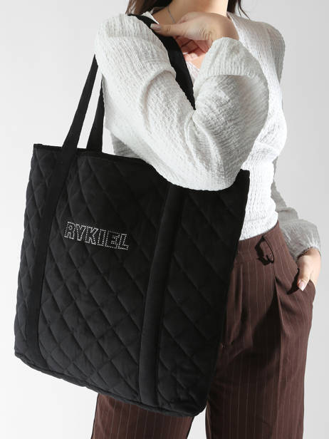 Schoudertas Velours Strass Fluweel Sonia rykiel Zwart velours strass AC29CO48 ander zicht 1